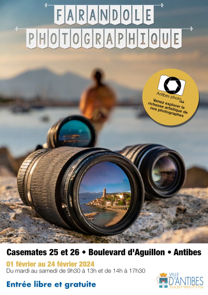 Farandole photographique • Exposition de l'Antibes Photo Club aux casemates 25 et 26 • Entrée libre et gratuite du 01 au 24 février 2014